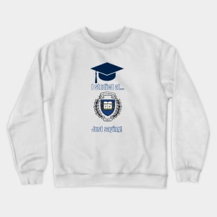 Yale University T-Shirt, college apparel, unisex t-shirts, university t-shirts, alumni clothing, Yale University, gift ideas, college tees Crewneck Sweatshirt